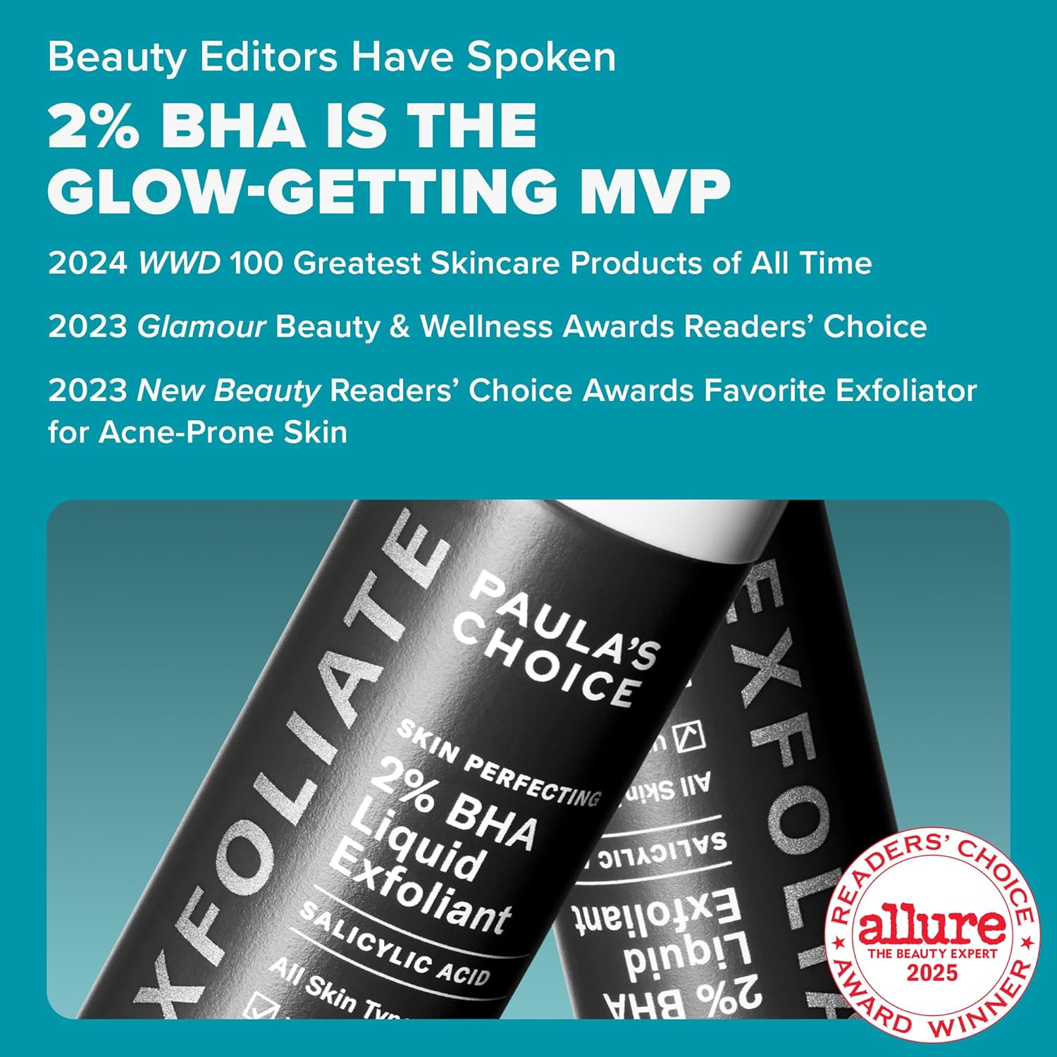 Paula's Choice SKIN PERFECTING 2% BHA Liquid Exfoliant Polish, Salicylic Acid Exfoliant-Facial Polish for Enlarged Pores, Wrinkles & Fine Lines, Suitable for Blackhead-Prone Skin, Fragrance-Free