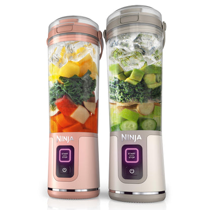 Ninja BC151EM Blast Portable Blender, Cordless, 18oz. Vessel, Personal Blender-for Shakes & Smoothies, BPA Free, Leakproof-Lid & Sip Spout, USB-C Rechargeable, Dishwasher Safe Parts, Forest Green