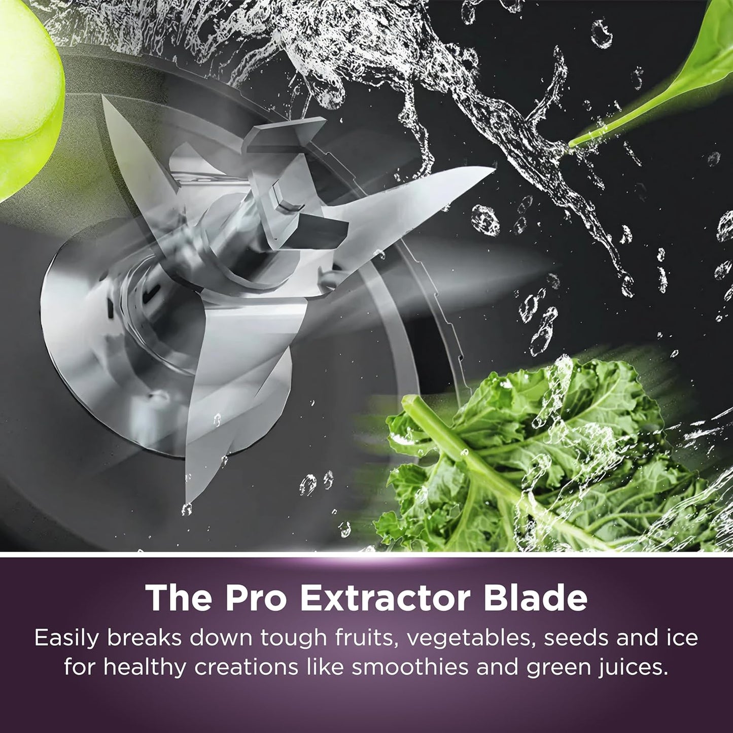 Ninja BN301 Nutri-Blender Plus Compact Personal Blender, 900-Peak-Watt Motor, Frozen Drinks, Smoothies, Sauces & More, (3) 20 oz. To-Go Cups, (2) Spout-Lids (1) Storage-Lid, Dishwasher Safe, Silver