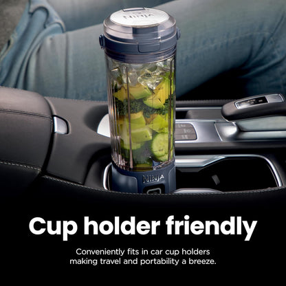 Ninja BC151EM Blast Portable Blender, Cordless, 18oz. Vessel, Personal Blender-for Shakes & Smoothies, BPA Free, Leakproof-Lid & Sip Spout, USB-C Rechargeable, Dishwasher Safe Parts, Forest Green