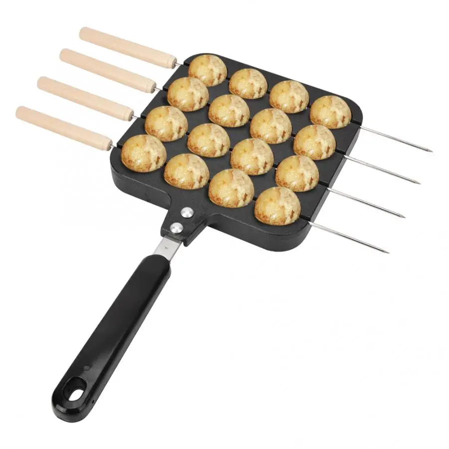 16 Holes Non-Stick Takoyaki Grill Pan Plate