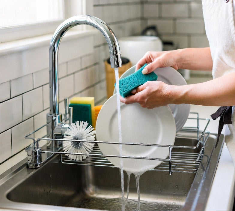 Keep Your Kitchen Sink Spotless, Every Day

Transform your sink into a clean, organized workspace with the BuyersHeart Cleaning Kit. Designed to make everyday cleaning easier, this all-in-one bundle includes everything you need to scrub, wipe, organize, and maintain a sparkling kitchen sink without scratching delicate surfaces.