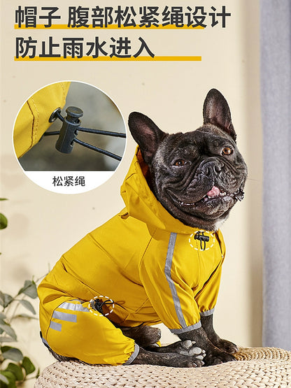 Pet Waterproof Poncho Raincoat