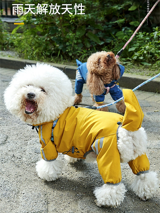 Pet Waterproof Poncho Raincoat