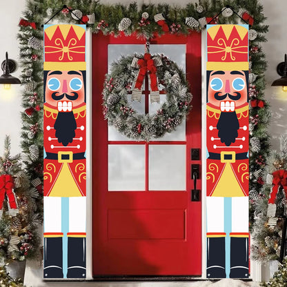 Christmas Nutcracker Shaped Door Couplet