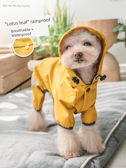 Small Size Waterproof Dog Raincoat