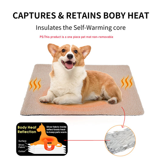 Cozy Self Heating Pet Pads for Winter