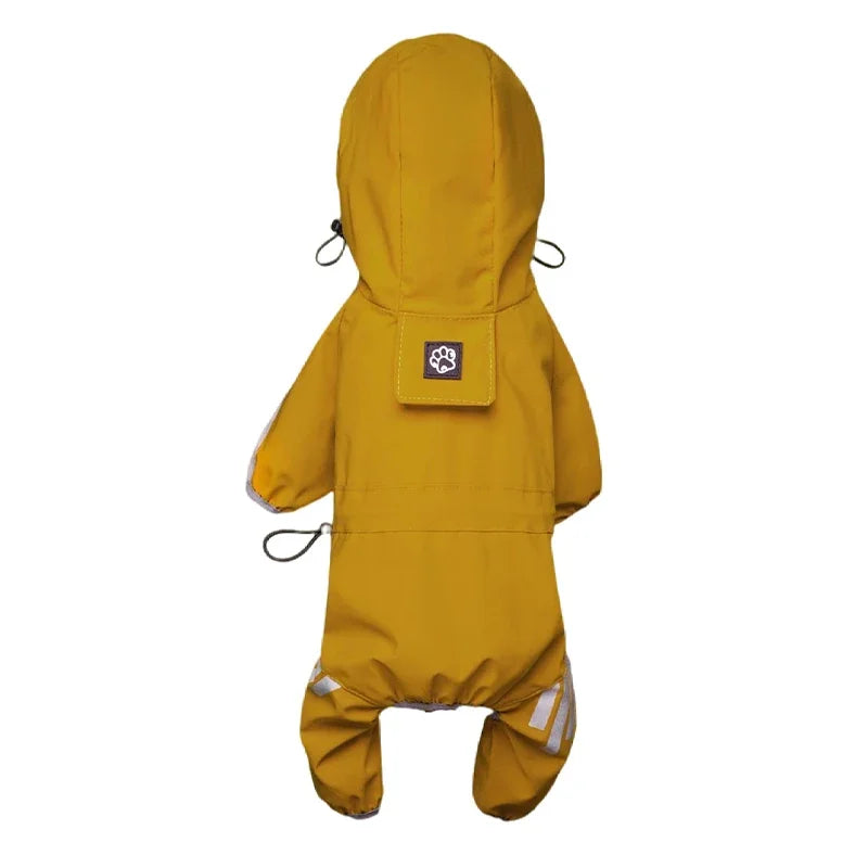 Puppy Rain Coats - Hooded Jumpsuit for Small and Medium Dogs