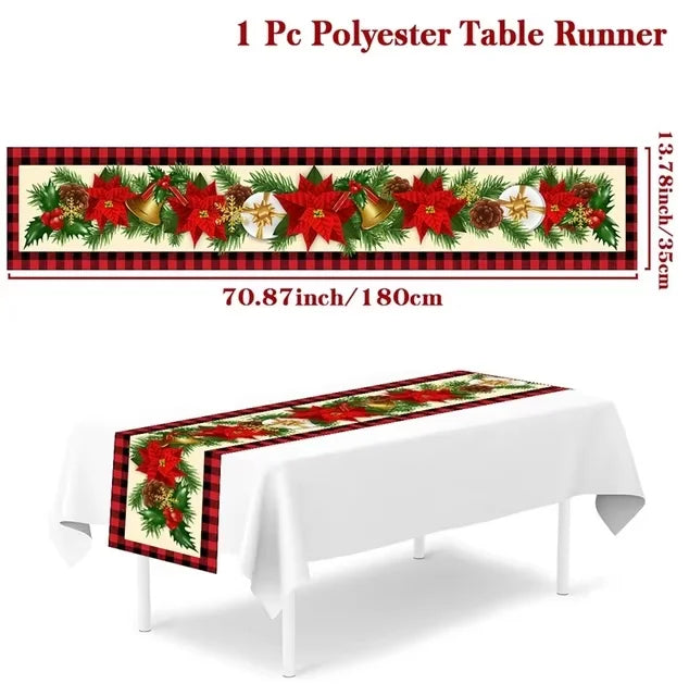 Merry Christmas Table Runner