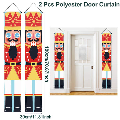 Christmas Nutcracker Shaped Door Couplet