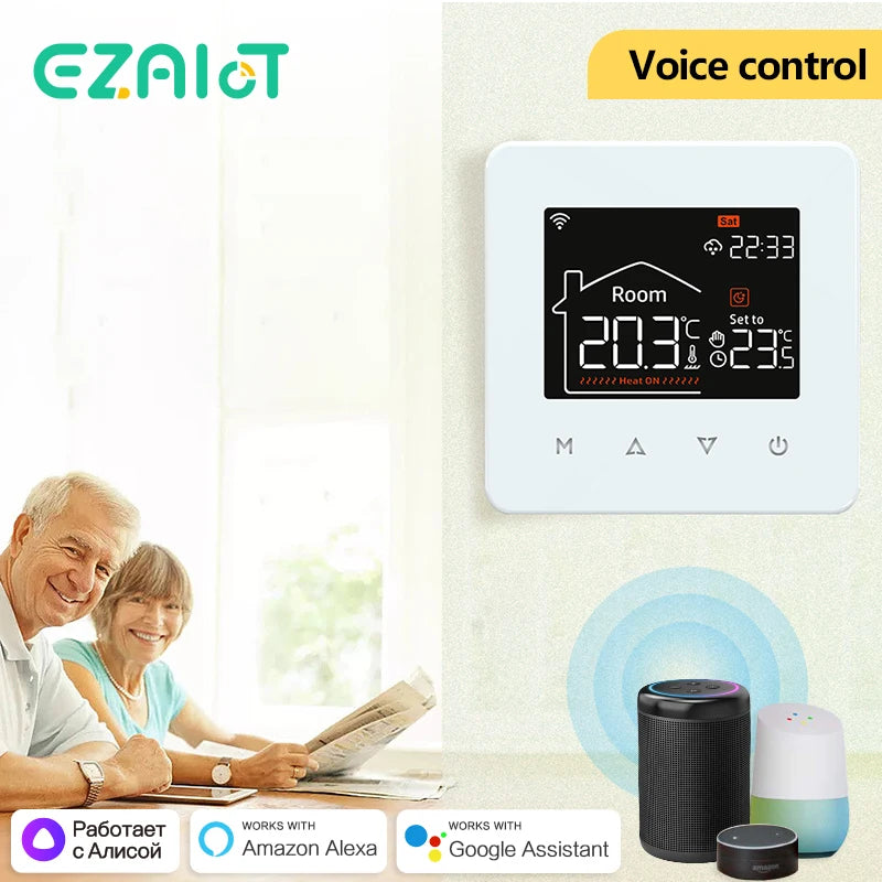 Smart WiFi Thermostat for Water, Electric, and Gas Warm Floor Heating