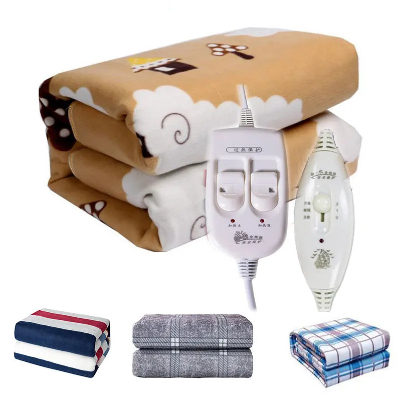 Electric Blanket - Smart Control Heated Manta for Winter Warmth