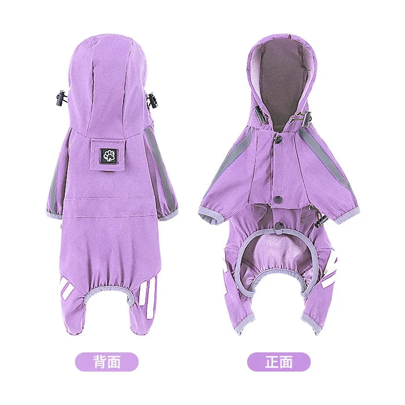 Pet Dog Waterproof Raincoat Jumpsuit