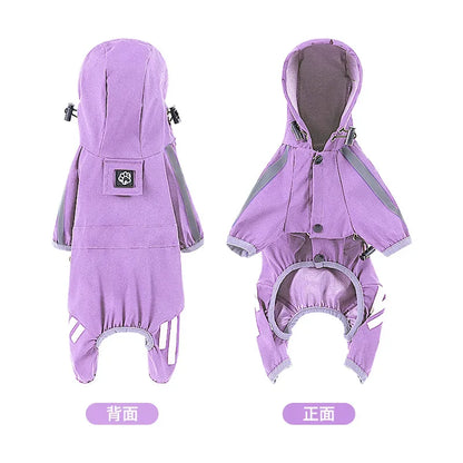 Pet Dog Waterproof Raincoat Jumpsuit