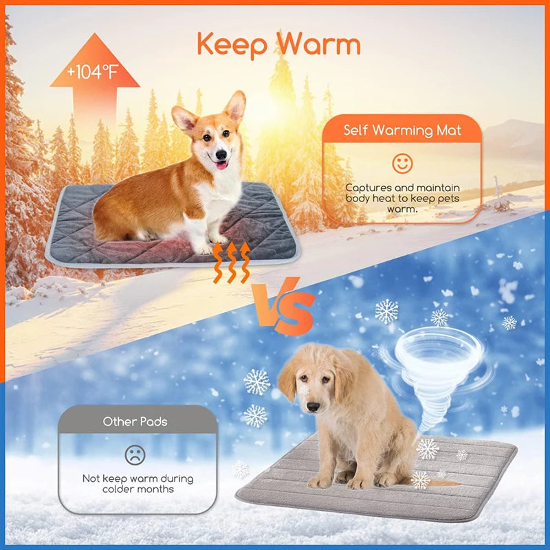 Winter Pet Bed & Mat Covers Pad