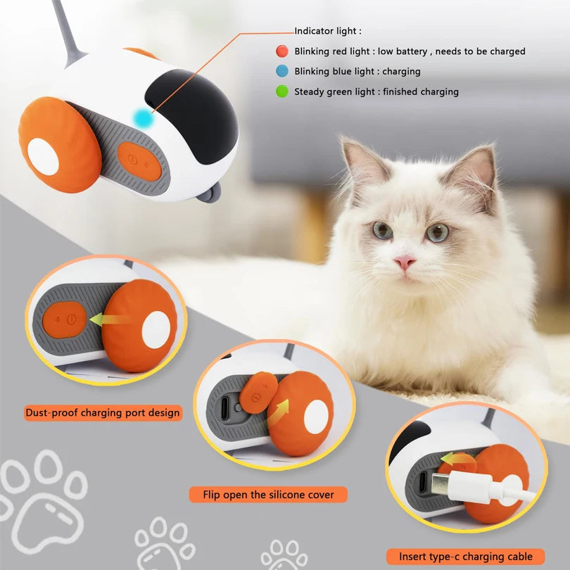 Automatic Smart  Cat Interactive Car Toy