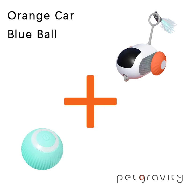 Automatic Smart  Cat Interactive Car Toy