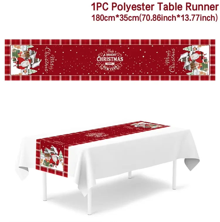 Merry Christmas Table Runner