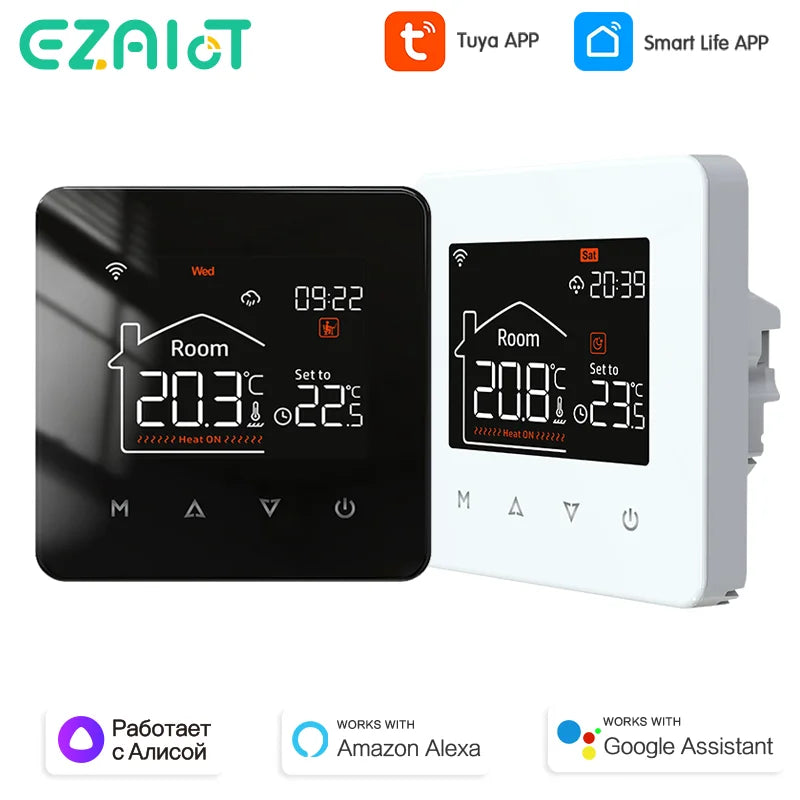 Smart WiFi Thermostat for Water, Electric, and Gas Warm Floor Heating