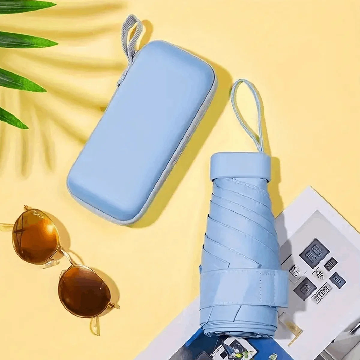 Portable Ultra-light Sixfold UV-resistant Mini Umbrella