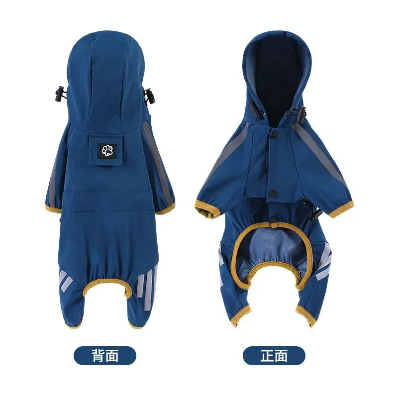 Pet Dog Waterproof Raincoat Jumpsuit