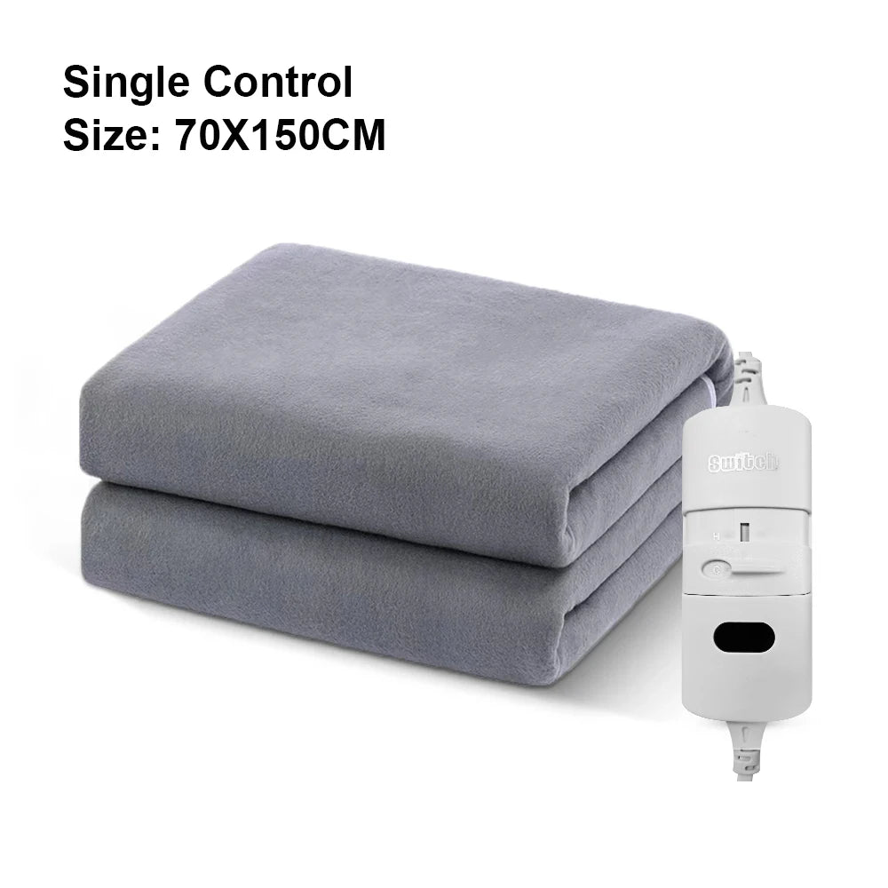 Electric Blanket 220V - Thicker Automatic Thermostat for Cozy Warmth