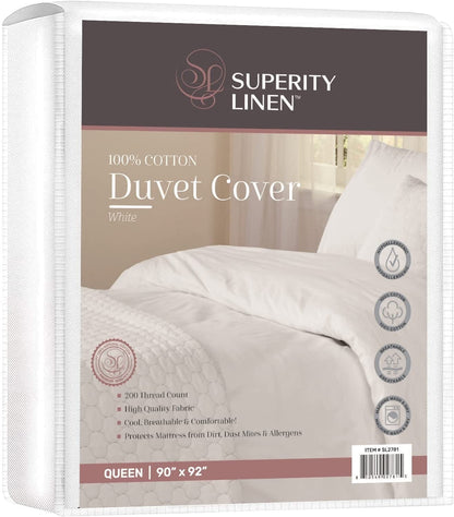 Superity Linen Duvet Cover Queen Size