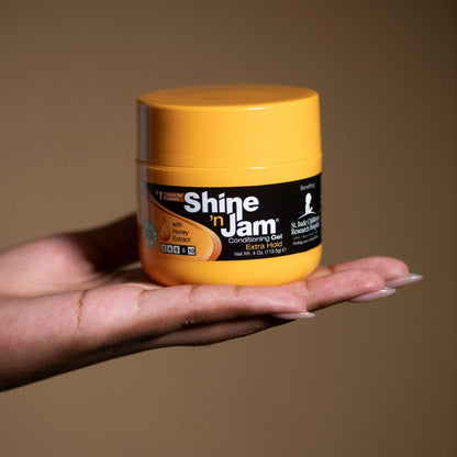 Shine 'n Jam Conditioning Gel Extra Hold for Braids, Twists, and Frizz Control